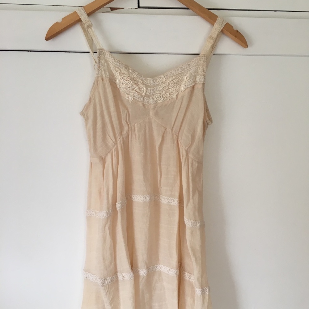 Mine cream slip dress